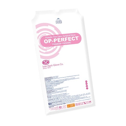 دستکش جراحی لاتکس بدون پودر Op-Perfect Premium حریر دستکش جراحی لاتکس بدون پودر Op-Perfect Premium حریر